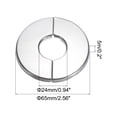 thumbnail image 2 of Placa Embellecedor Redonda Acero Inoxidable para Tubo 22mm Diámetro , 12uds para Pared Divisor Brida, 2 of 5