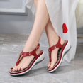 thumbnail image 2 of zttd women ladies metal comfortable flip flops wedges slipper sandals casual shoes women's slipper a, 2 of 9