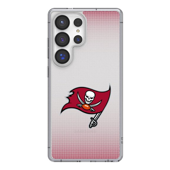 Tampa Bay Buccaneers Linen Logo Galaxy Clear Case