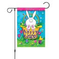 thumbnail image 3 of Lino Pascua Conejito Huevo Jardín Bandera Conejo Impreso Banners Yard Decoración (C) Hugtrwg Libre de BPA, 3 of 8