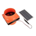 thumbnail image 4 of Solar Vent Fan, Solar Powered Exhaust Fan Monocrystalline Silicon with Baffle for Round Ducts, 4 of 7