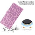 thumbnail image 5 of Leather For Google Pixel 11 Pro XL 6.8-inch Leopard Print Wallet Case, With Card Holder,Wristband,Magnetic Clasp Kickstand Folio Cover,Purple,For Pixel 11 Pro XL, 5 of 6
