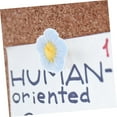 thumbnail image 4 of 60 uds. De alfileres de flores bordados, accesorios de escritorio, lindos chinchetas, dispensador de cinta de gato, práctico alfiler de empuje redondo, decoración diaria, 4 of 5
