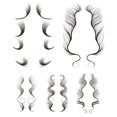 thumbnail image 4 of Hair Sticker DIY Waterproof Hair Styling Sticker Baby Hair Tattoo Sticker, 4 of 10