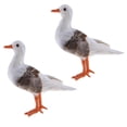 thumbnail image 1 of 2x Adorno Casero de Emplumada Decoración Artesanías Hechas Simución Animales Modelo Juguete Accesorios de Enseñanza CUTICAT Pájaro artificial de la simulación, 1 of 5