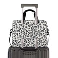 thumbnail image 2 of FORMRS 16" Laptop Bag Carrying Sleeve Case with Handle Travel Shoulder Briefcase, Gray Leopard Pattern, 2 of 8