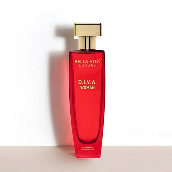 Bella Vita Luxury D.I.V.A Eau De Parfum Perfume for Women with Bergamot, Black Currant, Lily, Musk, Floral, Fruity Long Lasting EDP Fragrance Scent 100 ml