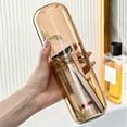 thumbnail image 5 of Transparent Toothpaste Toothbrush Holder Travel Bathroom Organizer Portable Wash Cup Storage Box Plastic Brush Holder Mouthwash, 5 of 10