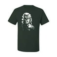 thumbnail image 2 of Manilyn Monroe Skull Face and Body Tattoo | Mens Pop Culture Graphic T-Shirt, Forest Green, Small, 2 of 4