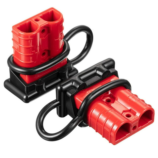 2Pcs Connecteur de Fil avec Couvercle Anti-Poussière Connecter des Pièces de Réparation avec des Bornes Ensemble Kit de Prise Électrique avec des Bornes Accessoires de Treuil Pièces de Réparation