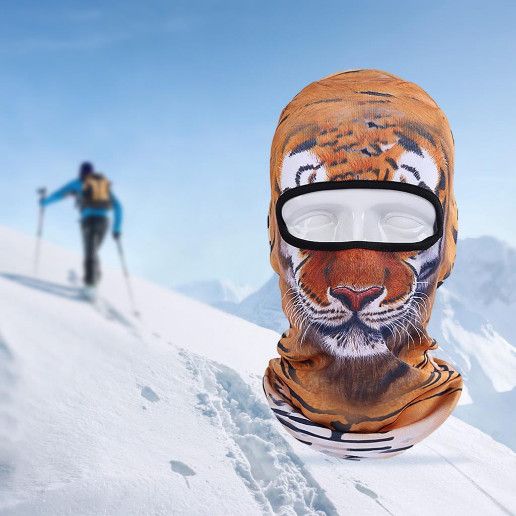 harayaa 2x Funny 3D Cycling Ski Hat Balaclava Animal Full Face Mask 1 Hole for Sports Outdoor