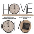 thumbnail image 3 of Horloge de Bureau, Horloge à Tablette Décorative pour Salon Version LOVE, Version Maison, 3 of 7