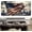 American Flag, variant on Golden Mountains Sun River License Plate, Aluminum Front Plate, 4 Holes, Car Decor, 6 x 12 in