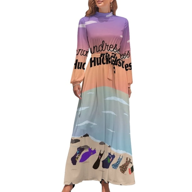 Vestido largo Sundress Huckfest Ropa de mujer vestidos de mujer de lujo