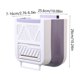 thumbnail image 3 of Wall Mounted Household Foldable Trash Can Kitchen Folding Trash Can Hanging Plastic Telescopic Storage Bin, 3 of 6
