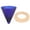 Blue, variant on YAHHU Pour Over Coffee Dripper, Reusable Glass Filter with Wooden Base, V60 Brewer Funnel Accessories, Transparent
