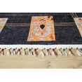 thumbnail image 4 of Losice Navy Medallion Polyester Area Rugs for Living Room Washable Rugs Boho Moroccan Area Rug Soft Geometric Bohemian Carpet Distressed Indoor Rug for Bedroom Dining Room Office Nonslip Rug, 4 of 9