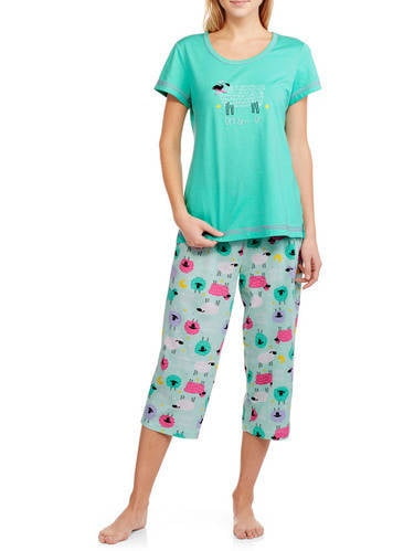 Walmart Secret Treasures Capri Pajamas 