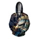 thumbnail image 5 of Sudadera con capucha y cremallera para hombre, sudadera con capucha con estampado de águila para hombre, sudadera nueva de moda, sudadera con capucha con estampado delicado, ropa, 5 of 5