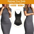 thumbnail image 7 of FITVALEN Women Tummy Control Bodysuit Seamless Body Shaper Open Bust Shapewear Body Briefer Slimmer, 7 of 7