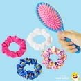 thumbnail image 6 of Baby Shark Hair Accessory 5 Pcs Set 1 Regular 9 inch Hair Brush For Girls + 4 Scrunchies For Kids Baby Shark Hair Accessories For Girls Detangling Brush Elastic Hair Ties Ropes Scrunchies, 6 of 9