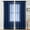 Navy-824, variant on Yulucky Curtains & Valances Solid Color Gauze Curtains Semi Sheer Window Treatments Polyester Fabric Easy Installation Modern Home Decor for Living