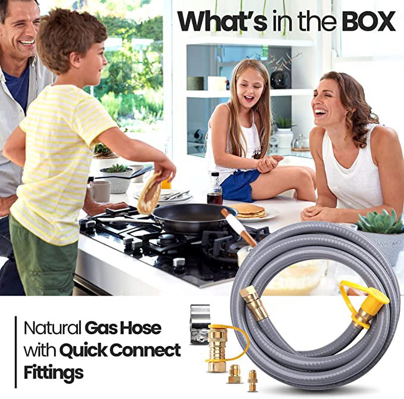 SereneLifeHome SLNATGSR26 SereneLife Natural Gas Hose