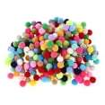 thumbnail image 1 of 100 piezas de pompones coloridos hechos a mano para bricolaje, bolas de pompón para jardín de infantes, bolas mullidas (3 cm, colores surtidos), 1 of 7