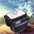 thumbnail image 4 of DUUTI Bolsa delantera para bicicleta Servicio prolongado Material premium Colores surtidos Bolsa impermeable para ciclismo Soporte para teléfono Accesorios para bicicletas Azul L Methold OD003220-09, 4 of 7