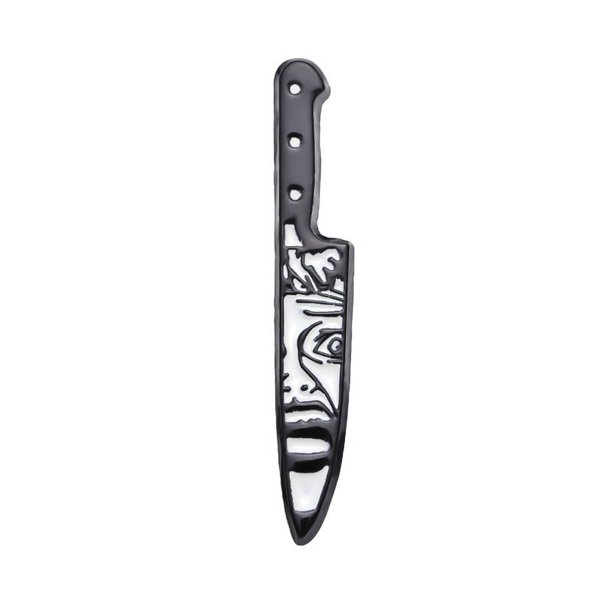 Pins De Esmalte Fantasma De Negro Gato Horror Caras De Miedo Broche Punk Esqueleto Pin Insignias De Solapa Regalo De Joyas De Halloween Para Amigos