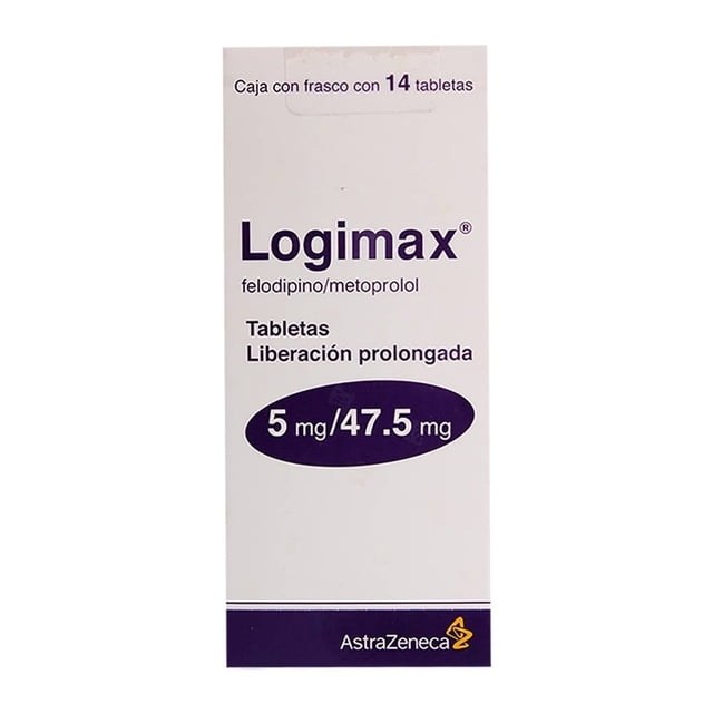 Logimax 5 mg/47.5 mg 14 tabletas de liberación prolongada