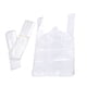 thumbnail image 2 of Xiao Hua 100 piezas de bolsas de plástico blancas de grado alimenticio con asas para envasado de alimentos, 20 * 30 cm, 2 of 5