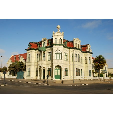 Art Nouveau Frame Framed Art for Your Wall Art Nouveau Villa Swakopmund Architecture Old 10x13 Frame ()