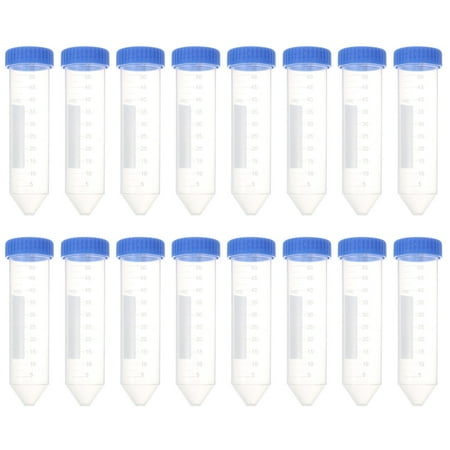 

Tinksky 25 PCS 50ml Pointed Head Centrifuge Tube with Screw Sample Supply