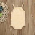 thumbnail image 2 of adviicd Unisex Baby Clothes Baby Bodysuit Dress Baby Short Sleeve Bodysuits,Summer Boys Girls Beige 0-3 Months, 2 of 5