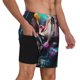 thumbnail image 2 of Fotbe Modern Abstract Colorful Skull B Traje de Baño para Hombre – Shorts de Natación de Secado Rápido con Forro y Bolsillos-Small, 2 of 6