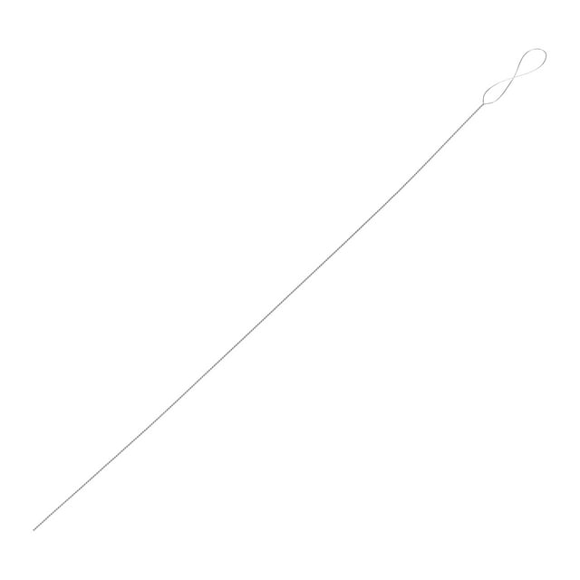 Unique Bargains Thread Sewing Needles Collapsible Large Eye Beading Needle Stainless Steel 95x0.15mm