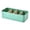 Green, variant on Multifunctional Bamboo Desk Organiser Removable Office Organiser with Pen Holder Desktop Remote Control Holder for Pens Cosmetics Storage （Green 4 Compartments）