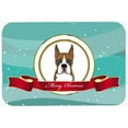 thumbnail image 1 of Carolines Treasures BB1533LCB Boxer Merry Christmas Glass Cutting Board- Large, 1 of 2