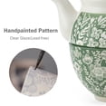 thumbnail image 4 of Taimei Teatime Tea Set for Aduts, Green Ceramic Tea for One Set, 15 OZ Teapot with Infuser and Cup Set for Loose Leaf Tea, 4 of 5