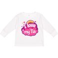 thumbnail image 3 of Inktastic Niece Gift I Love My Tia Girls Long Sleeve Toddler T-Shirt, 3 of 5