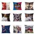 thumbnail image 2 of 2PCS Messi & Ronaldo #10 #7 Football Legends Pillow Cover Soccer Fans Sofa Cushion Home Decor Gift, 2 of 2