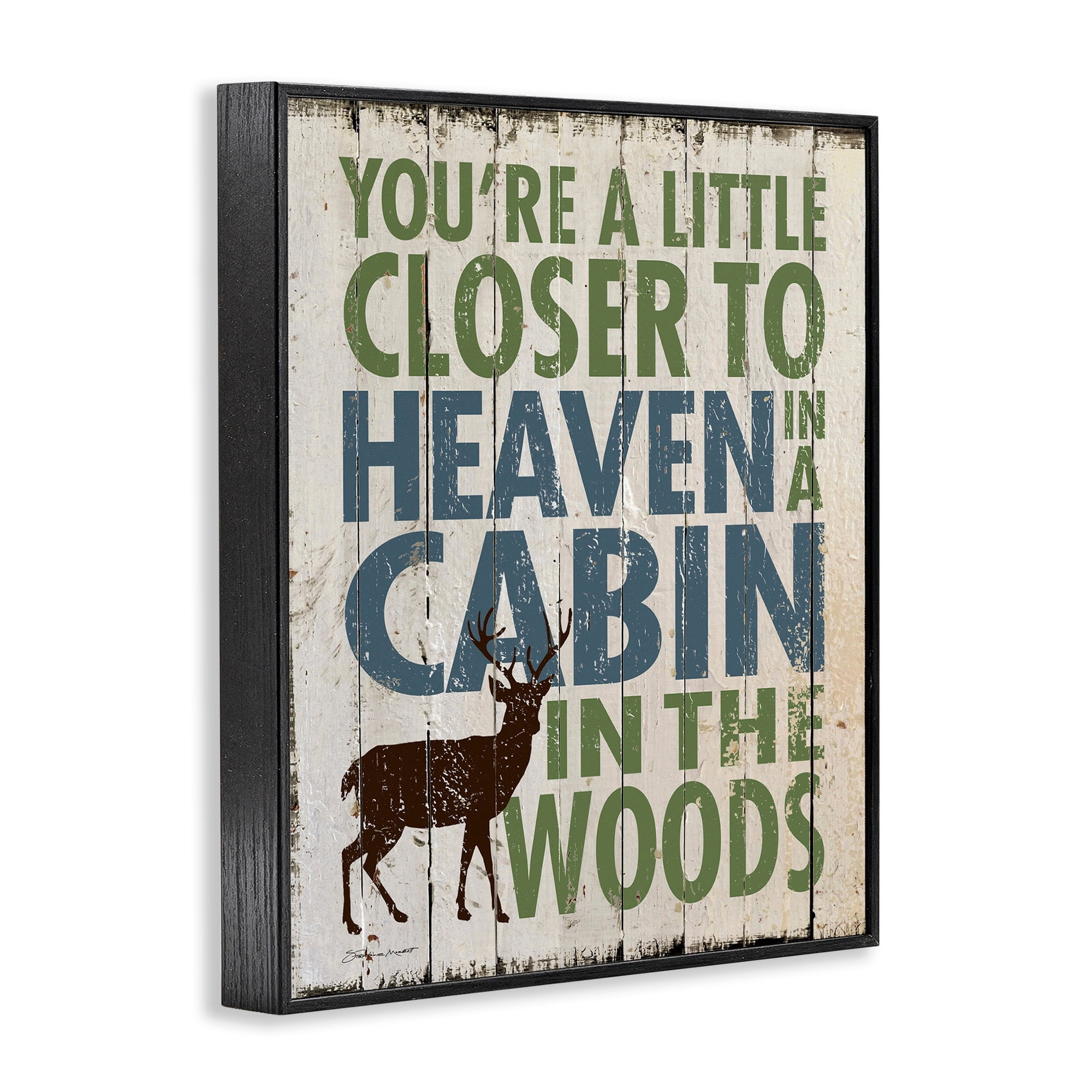 Stupell IndustriesCloser to Heavin in a CabinFramed Wall Art by Stephanie Workman Marrott