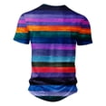 thumbnail image 4 of Wavsuf Mens Shirts Short Sleeve Button Down Crew Neck Summer Multicolor T-Shirts Size 2XL, 4 of 5