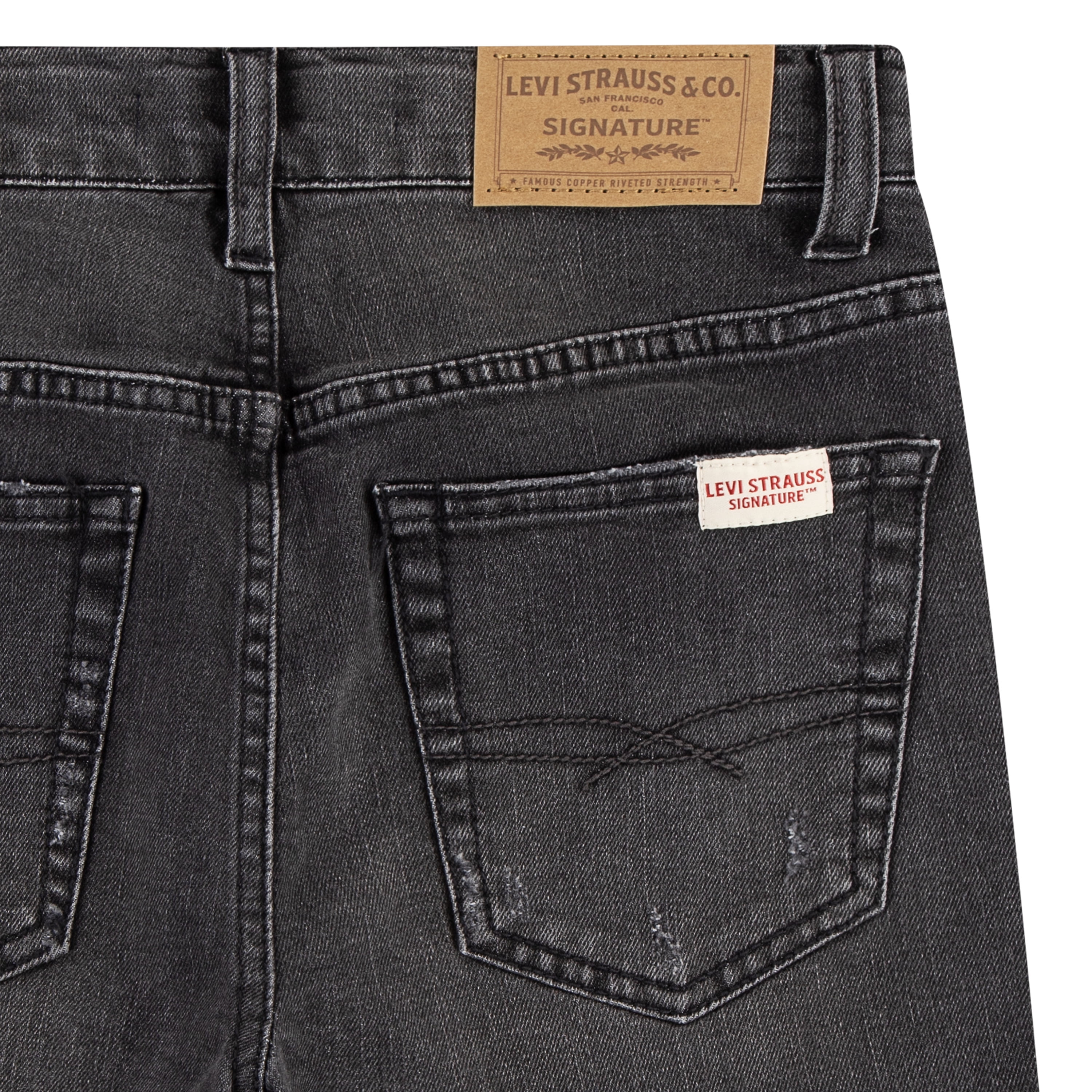 Levi Strauss Signature Boys Slim Fit Denim Shorts, Sizes 4-18