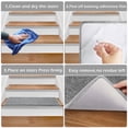 thumbnail image 6 of Pure Era Bullnose 9" x 30" Carpet Stair Treads Protector Cover Indoor Non Slip Self Adhensive (Set of 2,Gray), 6 of 8