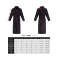 thumbnail image 5 of FashGudim Mens Robes Big and Tall Full Length Shawl Collar Long Plush Robe (Black,L/XL), 5 of 6