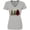 AC-Heather Grey, variant on Inktastic Three Christmas Trees in Plaid and Leopard Print Women's V-Neck T-Shirt