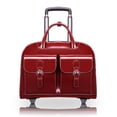 thumbnail image 4 of DAVIS | 15” Leather Wheeled Laptop Briefcase, 4 of 11