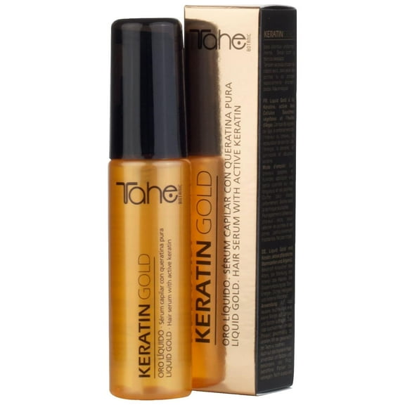 Tahe Keratin Gold Liquid Gold with Pure Keratin and Argan Oil, 30 ml